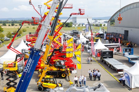 View on the outdoor exhibition area 